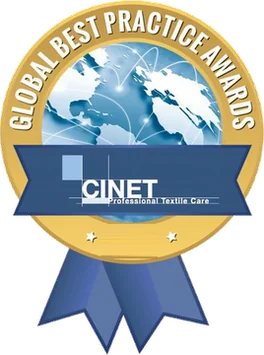 Emblema do Global Best Practice Awards da CINET